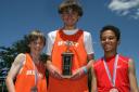 The winners: Kent (#2), Michael (#1 and Meet Record) and KKJ (#3)